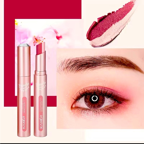 Kaxier Makeup Two Tone Eyeshadow Stick In Peach Blossom From Kaxier